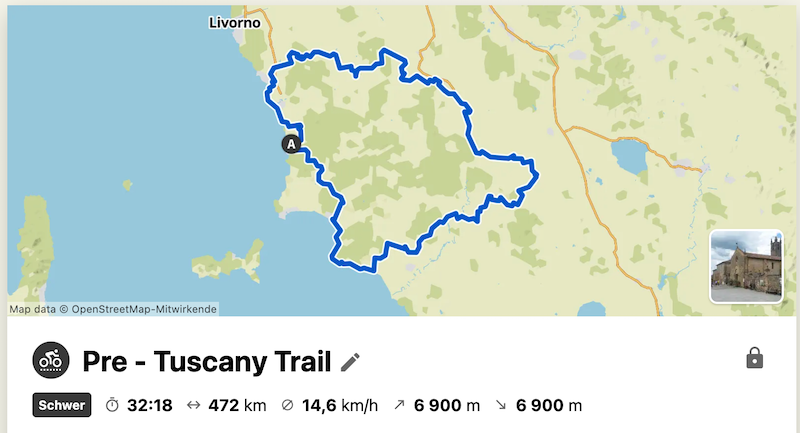 Tuscany Trail Komoot 2023